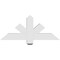 Ekena Millwork Kennewick Architectural Grade PVC Gable Bracket, 36"W x 15"H x 4"D x 4"F, 10/12 Pitch GBP036X15X0404KEN00 - alternate 5